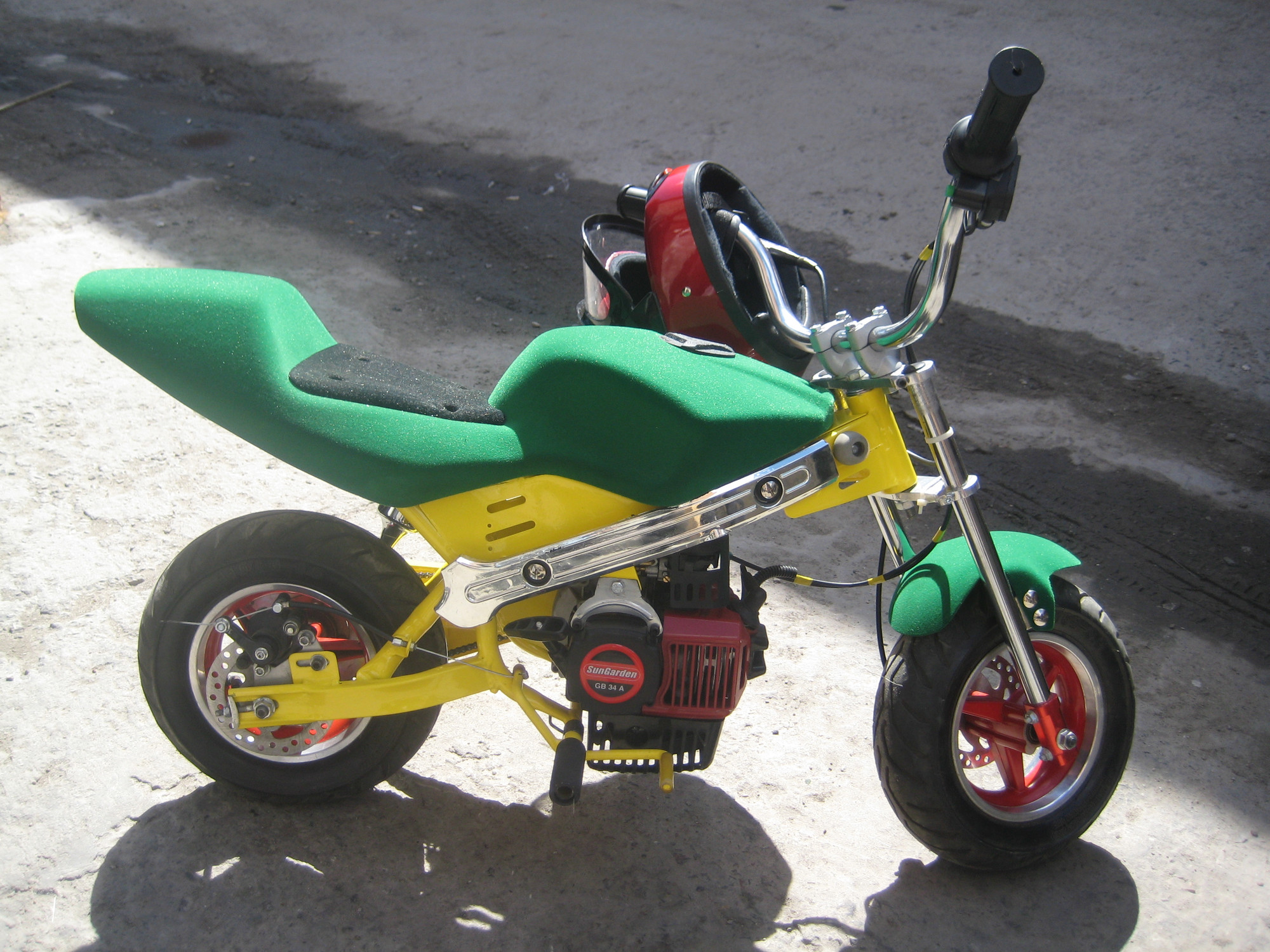 флокирование мотоцикла