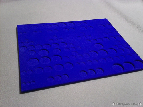 флокированный ложемент под коллекцию монет